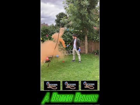Firework King | Second Orange Smoke Flare | 2021 | UK | Pyrotechnics | Airsoft