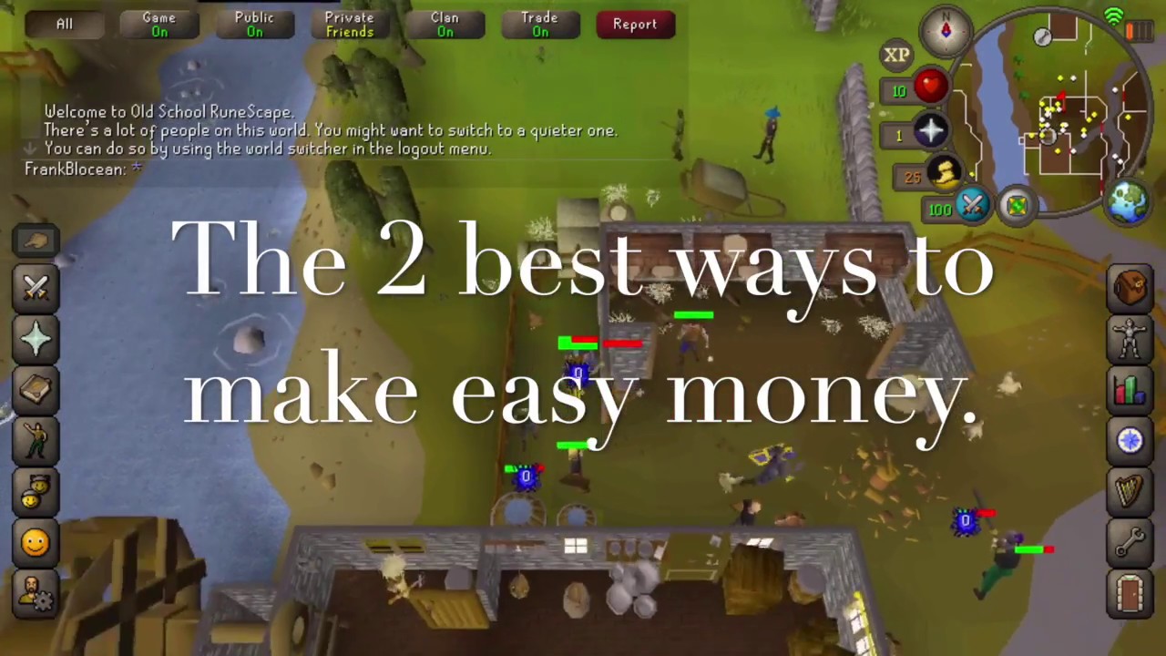 old school runescape for mobile how to make money