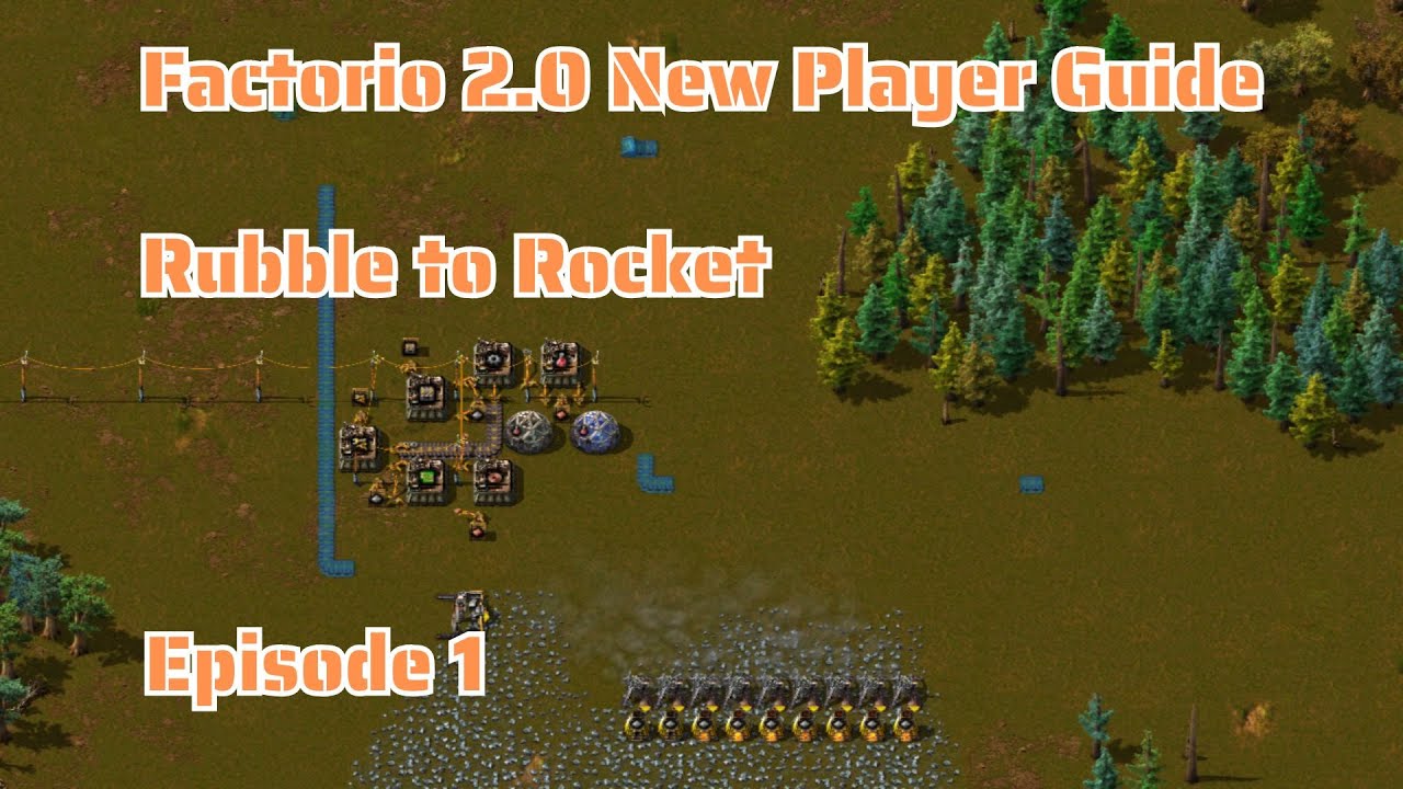 #1 Rubble to Rocket | Factorio 2.0 | New Player Guide | No DLC