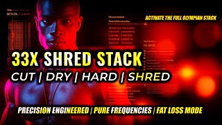 Master Olympian Cut Stack | 33 Frequency Morphic Field | Extreme Fat Loss, Muscle Hardness & Dryness