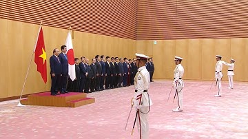Lễ đón chính thức Thủ tướng Nguyễn Xuân Phúc tại Tokyo, Nhật Bản
