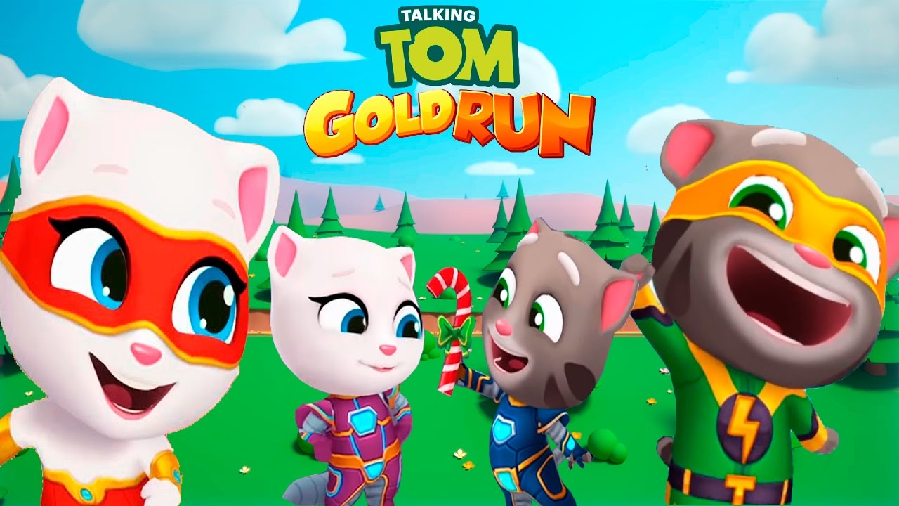 ТОМ ЗА ЗОЛОТОМ СОРЕВНОВАНИЕ ГОВОРЯЩИЙ ТОМ И ДРУЗЬЯ КОШКА