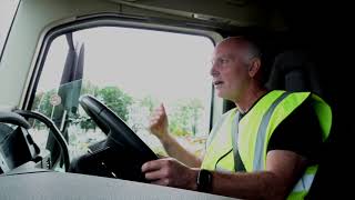 Navigating Straight Across Tyburn Roundabout - HGV Test Route