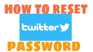 how to reset twitter password on android