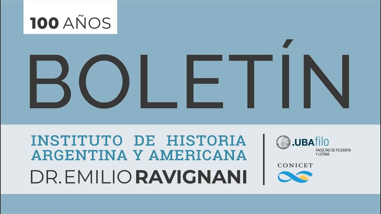 100 años del Boletín del Instituto Ravignani