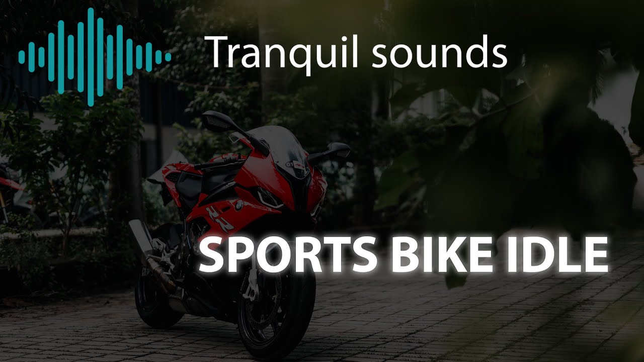 Sports Bike Engine Idle Sound | 3 Hours | Raining | Motorbike | Sleep | Tinnitus Relief