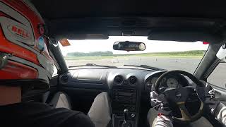 Blyton Park Fast lap in my MX5 on ditch finders (AD08RS)