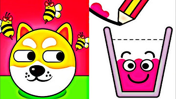 Save The Doge VS Happy Glass Logic Puzzle Gameplay Walkthrough Brain Teasers