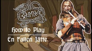 How to play "En Fallen Jätte" by Grimner on Tin Whistle