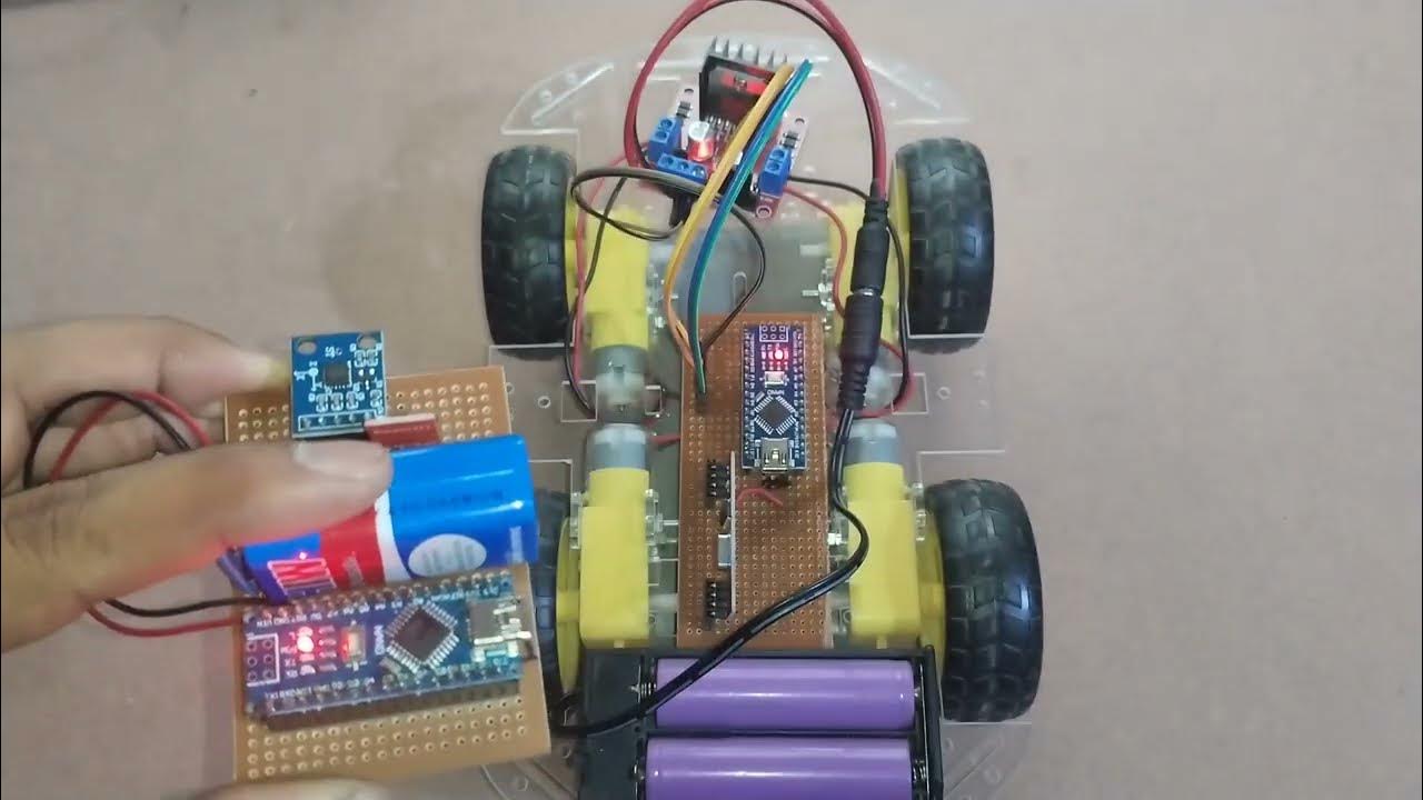 How to Make a Gesture Control Robot at Home using RF433 Module - YouTube
