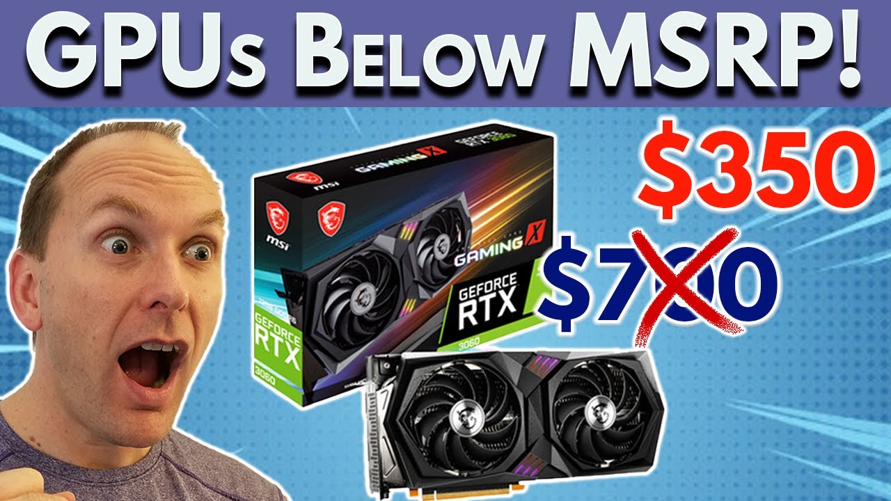 GPU Prices Drop BELOW MSRP May GPU Price Update YouTube