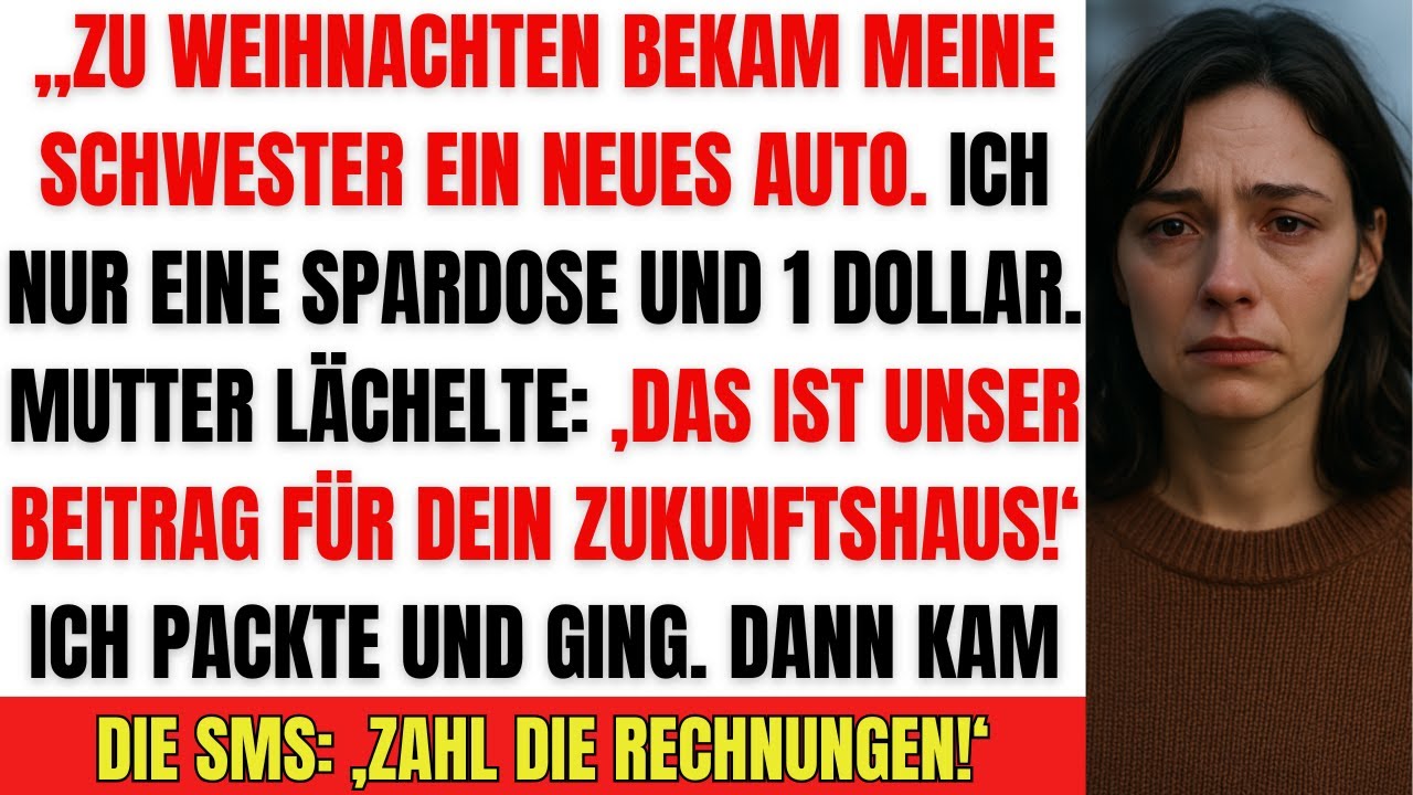 Meine Schwester bekam ein Auto, ich nur 1 Dollar – Das Weihnachtsgeschenk, das alles veränderte