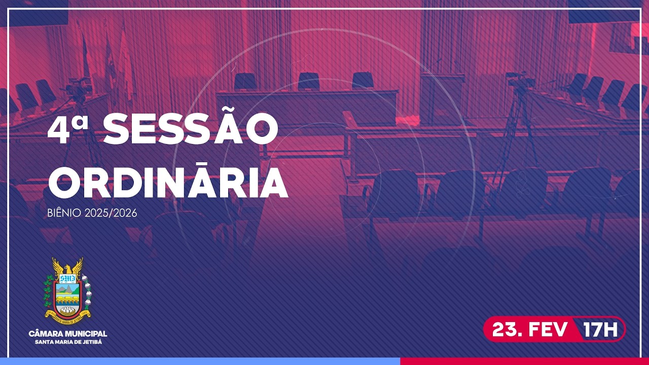 SESSÃO ORDINÁRIA Nº 4/2026