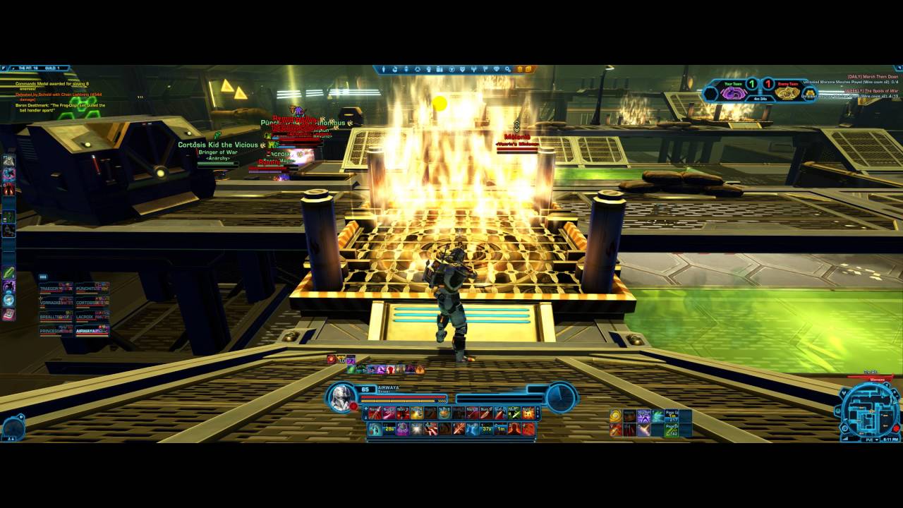 65 engineering sniper playing in Hutball