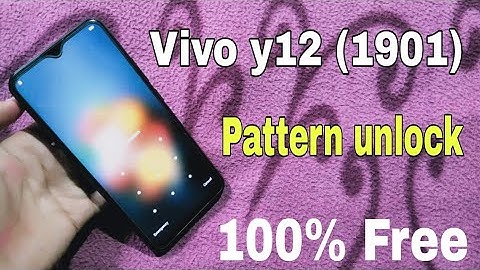 vivo 1901 pattern unlock  ! vivo y12 pattern lock remove free