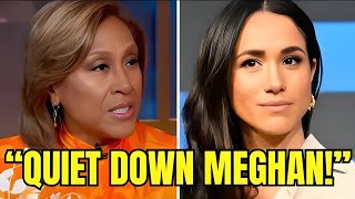Robin Roberts Kicks Meghan Markle Off Good Morning Amrica After Fiery Debate