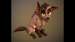 Cartoon Hyena // rigging