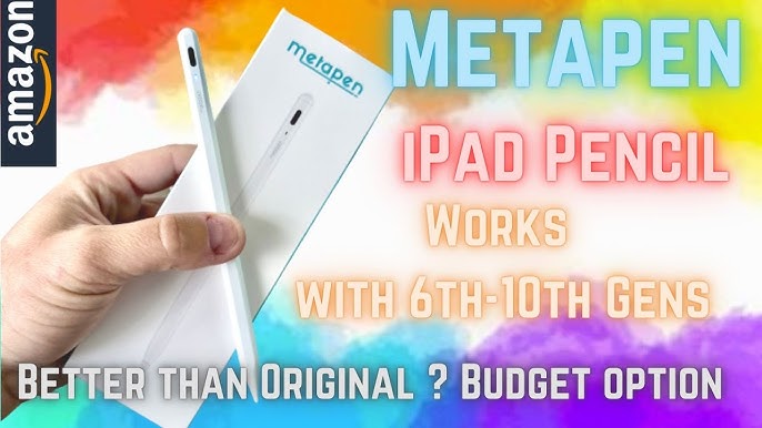 NEW Metapen Pencil A8 for iPad 2018-2022 (2X Faster Charge, 2X