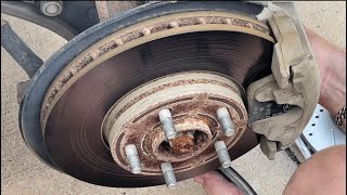 How to replace a 2013 Ford C-Max front brake job ,diy.