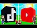 TİKTOK EV VS YOUTUBE EV! 🏡 - Minecraft