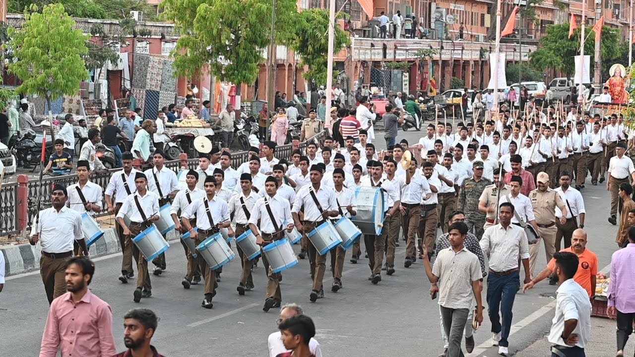 गुणवत्ता पथ संचलन ऋषि गालव भाग जयपुर महानगर 21 अप्रैल 2024 #rss #आरएसएस #parade