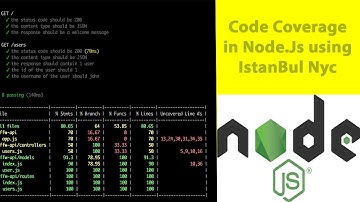 Code Coverage in Unit Testing using Istanbul(nyc)