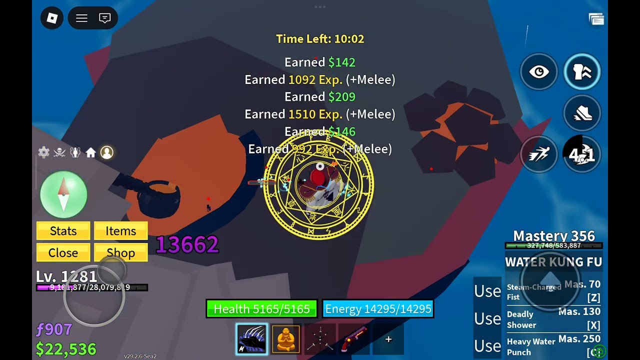 Destroying a flame raid 