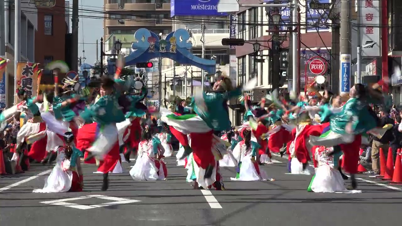 燦 新曲御披露目 ♪祝彩【4K_100Mbps】／パレードA会場／第22回かずさ