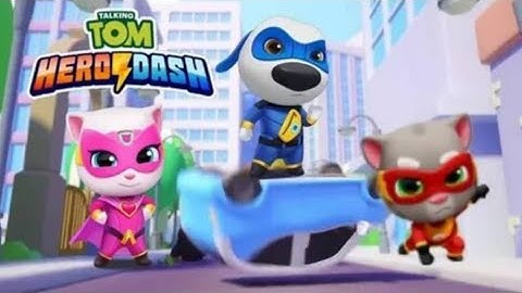 Talking Tom Hero Dash - Hank - 3 x Gameplay Android and IOS