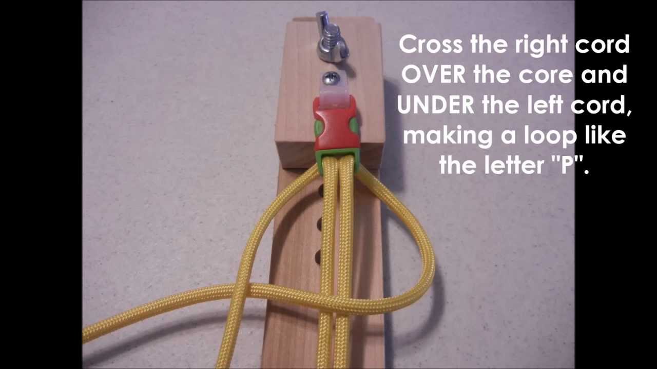 iTie! How To Size, Adjust, And Start Your Paracord Bracelet YouTube