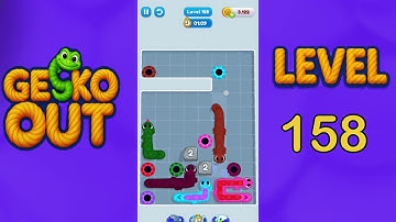 Gecko Out Level 158 Solution | Step by Step Walkthrough