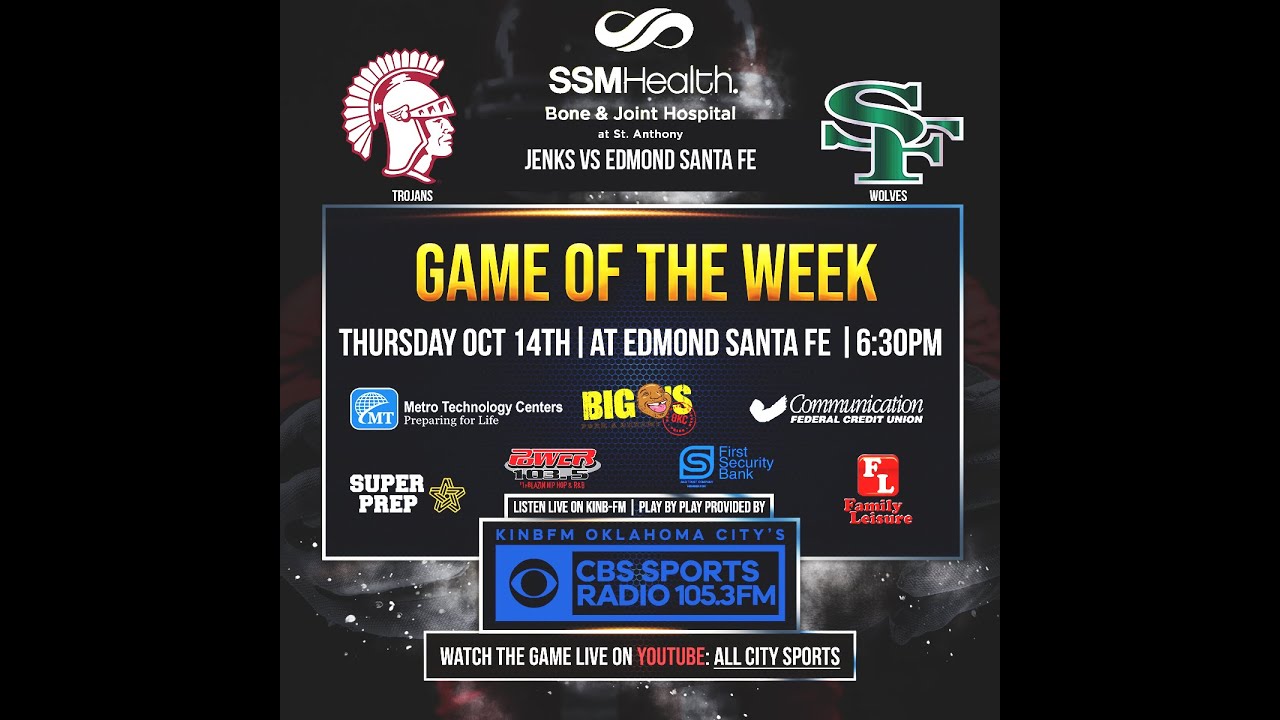 Game of the Week Jenks vs Edmond Santa Fe YouTube