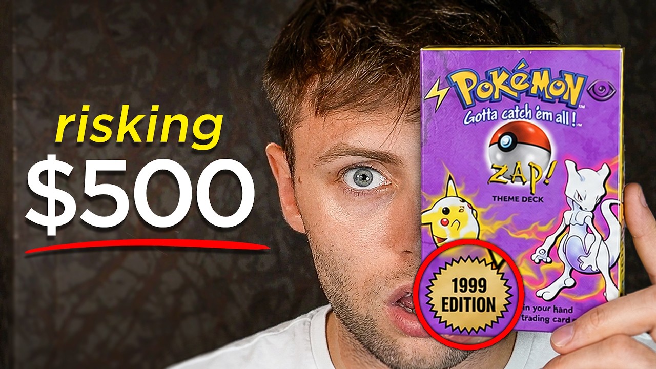 I Opened a $500 SEALED Base Set Pokémon Theme Deck!