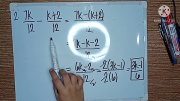 Addition and Subtraction of Similar Rational Algebraic Expression
