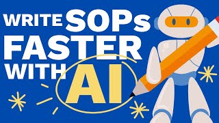 Write SOPs 10x Faster With AI (Live Example)