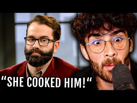 Thumbnail for Matt Walsh Gets DISMANTLED By The Woman He Bullied | Hasanabi reacts