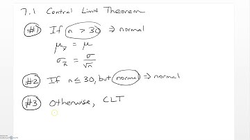 Math 219 Section 7.1 Central Limit Theorem
