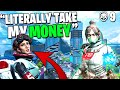 Teammate INSISTED To Pay Me After I Carried Him... (Apex Legends Season 7!)
