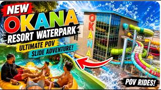 NEW OKANA Resort Waterpark 🌊 | Ultimate POV Slide Adventure