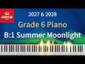 ABRSM Piano Grade 6 2027-2028 B1 Summer Moonlight No.4 Rendezvous with Midnight by Barbara Arens