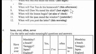 Myanmar English textbook reader 5 grade 6 class 5 lesson 6 Part 25 englishwithmrsayadkarim