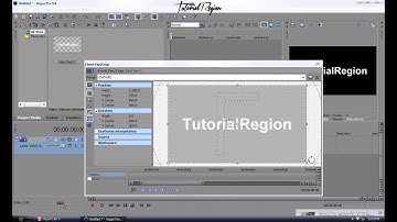 How to have moving text in Sony Vegas Pro 9 | TutorialRegion