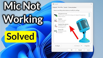 Fix Microphone Not Working on Windows 11