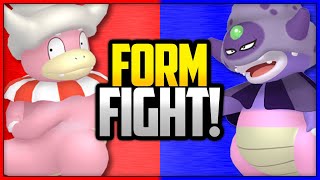 SLOWKING VS GALARIAN SLOWKING ► Pokémon Form Fight (Sword & Shield Crown Tundra)