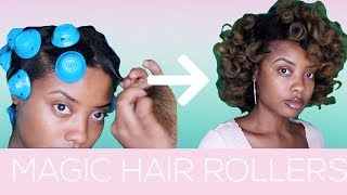 Magic Hair Rollers on Straight Hair | FrizzyBri screenshot 5