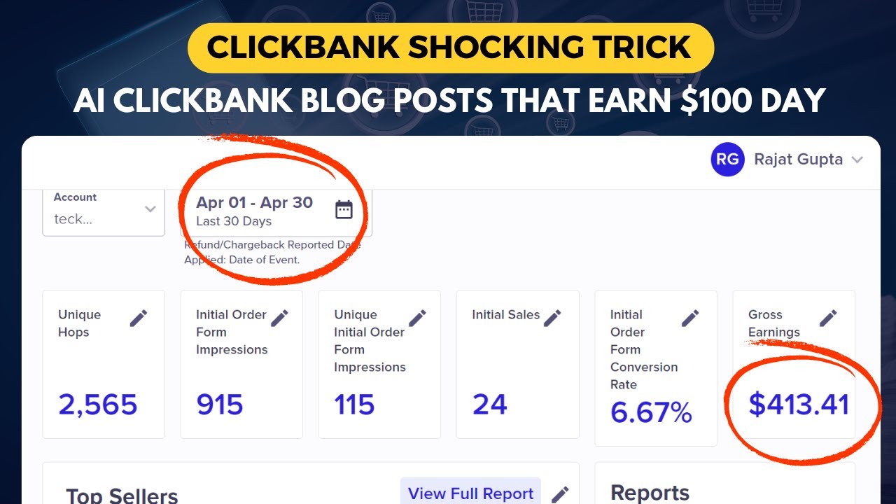 AI ClickBank Blog Posts That Earn $100 Day *SHOCKING TRICK* - YouTube
