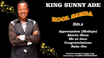 KING SUNNY ADE-APPRECIATION (KOOL SAMBA ALBUM)