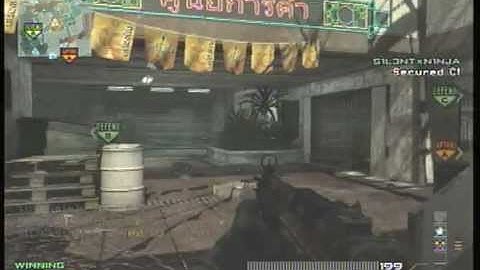 MW3: 3min Unsilenced MP5 Moab on Bootleg