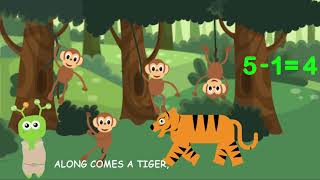 5 little monkeys - Addie the Alien