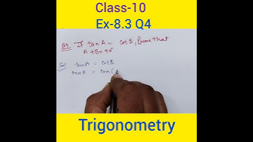 Ex-8.3 Q4 Class-10 #short #trigonometry #ytshorts #class10 #maths